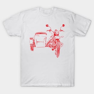 Russian Ural sidecar motorcycle T-Shirt